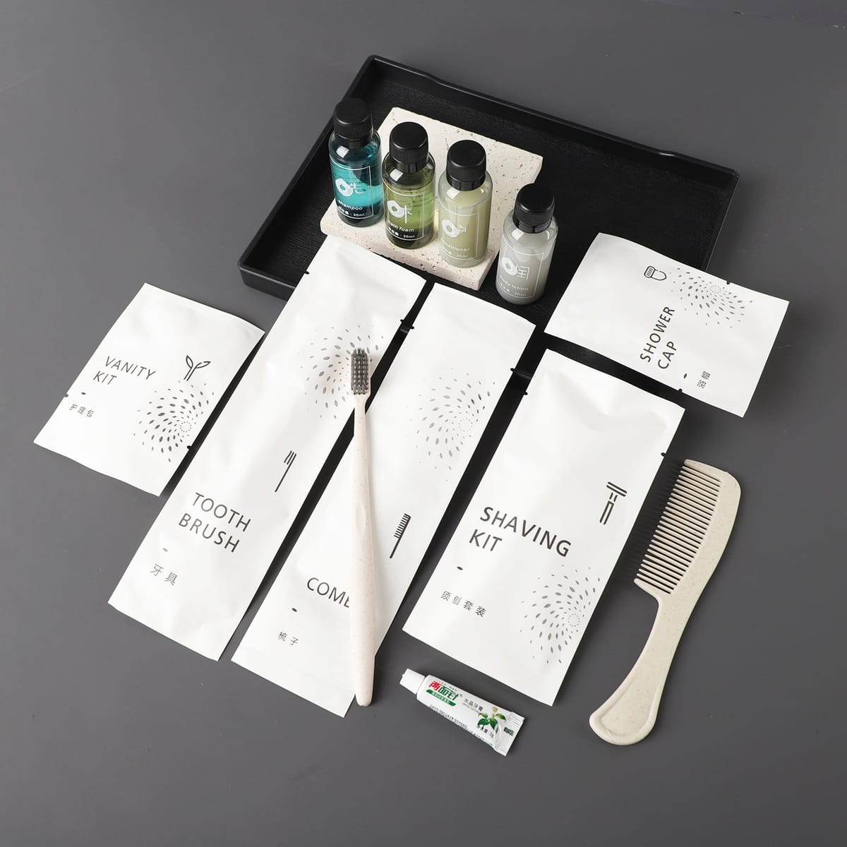 Wheat-Straw Eco White Amenity Series