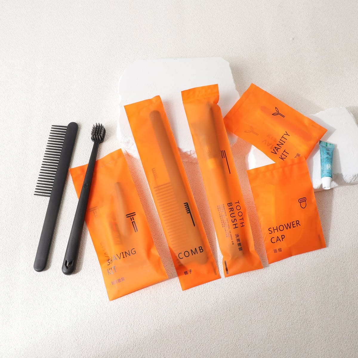 Orange Frosted Amenity Series